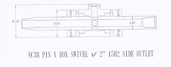 swivel side outlet diagram