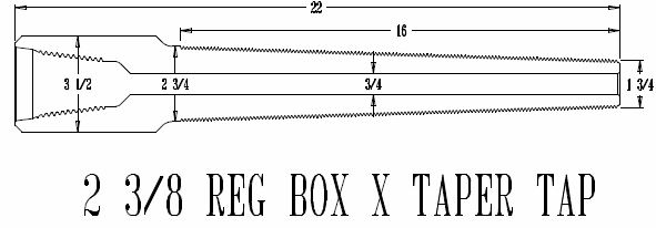 taper tap diagram