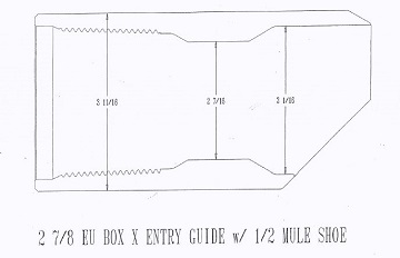 wireline re-entry sub drawing
